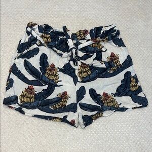 Desmond & Dempsey H&M Women Shorts Tropical Print Size 10